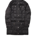 BARBOUR Womens Jacket Black Hooded UK 8