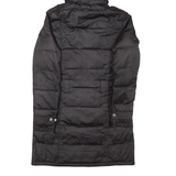 BARBOUR Womens Jacket Black Hooded UK 8