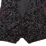 Mens Waistcoat Black XL
