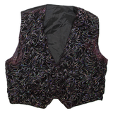 Mens Waistcoat Black XL