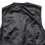 Mens Waistcoat Black XL