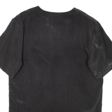 THE LEGEND Womens Top Black V-Neck L