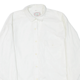 OLIVER GRANT Womens Shirt White Collared Long Sleeve M