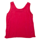 GINA MONTI Womens Printed Vest Red Sleeveless Spotted XL