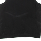 RED ROSE Womens Vest Black Sleeveless XL