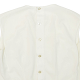 Womens Top White Sleeveless S