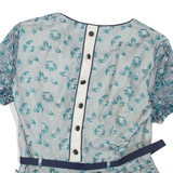 BONAVITO Womens Blouse Top Green Floral S
