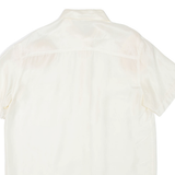 DEVILLE Womens Shirt Beige Collared M