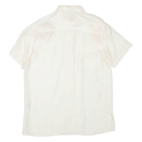 DEVILLE Womens Shirt Beige Collared M