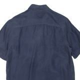 DEVILLE Womens Shirt Blue Collared M