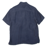 DEVILLE Womens Shirt Blue Collared M