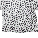 Womens Printed Top White Spotted L