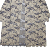 Womens Kimono Top Black 3/4 Sleeve M