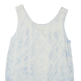 Womens Printed Vest Grey Sleeveless M