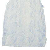 Womens Printed Vest Grey Sleeveless M