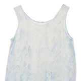 Womens Printed Vest Grey Sleeveless M