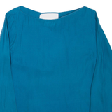 ZARA Womens Top Blue Long Sleeve M