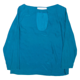ZARA Womens Top Blue Long Sleeve M