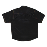 LECHE Womens Shirt Black Collared L