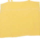 Womens Vest Yellow Sleeveless L