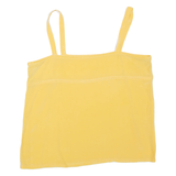 Womens Vest Yellow Sleeveless L