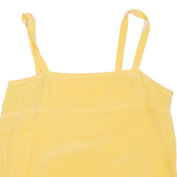 Womens Vest Yellow Sleeveless L