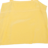 Womens Vest Yellow Sleeveless L