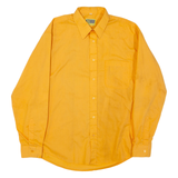 STORM Womens Shirt Orange Collared Long Sleeve L