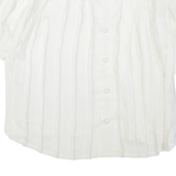 Womens Printed Blouse White L