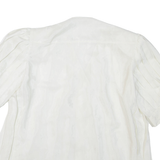 Womens Printed Blouse White L
