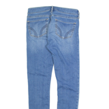 HOLLISTER Womens Jeans Blue Slim Tapered Stone Wash W26 L27