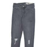 ALL SAINTS Womens Jeans Grey Regular Tapered W26 L28