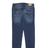 LEVI'S 710 Womens Jeans Blue Regular Skinny Stone Wash W28 L29