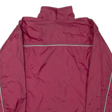 WILSON Mens Track Jacket Maroon Nylon M