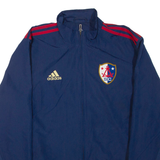 ADIDAS Mens Track Jacket Blue M