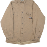 TIMBERLAND Mens Jacket Brown Hooded L