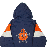 MAJESTIC Mens Pullover Jacket Blue Hooded L