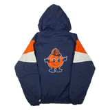 MAJESTIC Mens Pullover Jacket Blue Hooded L