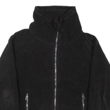 CALVIN KLEIN Womens Fleece Jacket Black L