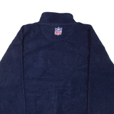 STARTER X NFL 1/4 Zip Mens Fleece Jacket Blue USA XL