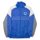 NFL Indianapolis Colts Mens Track Jacket Blue USA L