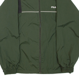 FILA Mens Track Jacket Green S