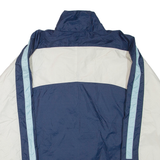 REEBOK Womens Track Jacket Blue Colourblock UK 16