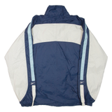 REEBOK Womens Track Jacket Blue Colourblock UK 16