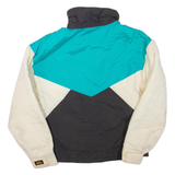 Womens Jacket Cream Colourblock M
