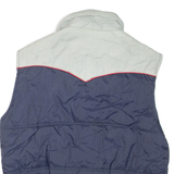 FORTY BELOW Mens Gilet Blue Nylon M
