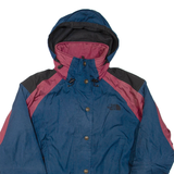 THE NORTH FACE Womens Jacket Blue Hooded L