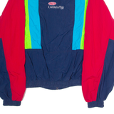 ASHLEY DuPont Racing Mens Windbreaker Jacket Blue Nylon 90s USA 2XL