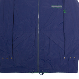 CHAMPION Brigham Young University Mens Coat Blue Nylon USA Hooded XL