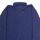 CHAMPION Brigham Young University Mens Coat Blue Nylon USA Hooded XL